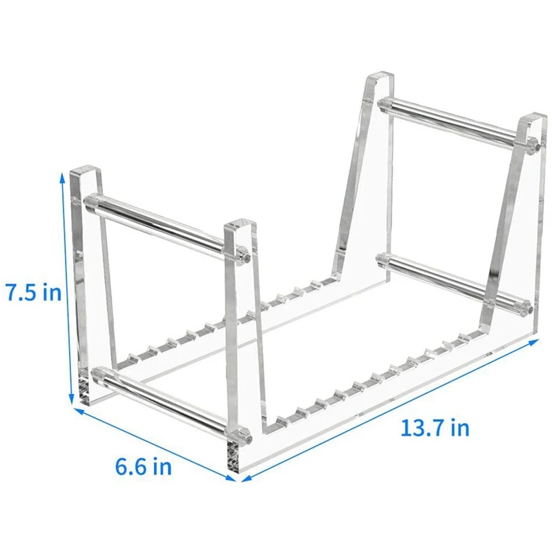 حامل سجل فينيل شفاف ، تخزين ألبوم مكتبي ، رف عرض ، صور مكتبية وكتب ، 2X