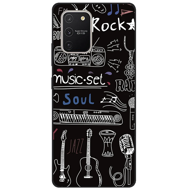 For Samsung Galaxy S10 Lite Case G770F Silicone Black Soft Back Cover for Samsung S10 Lite Case 2020 TPU S10Lite Cover S 10 Lite
