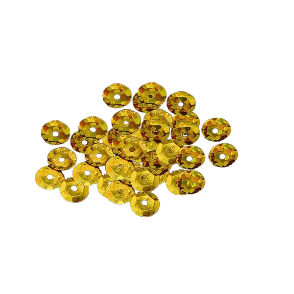 

1000pcs 6Mm Round Loose Sequins Sparkling Pvc Craft Embellishment For Garment Accessories Diy Jewelry Making Holiday Crafts