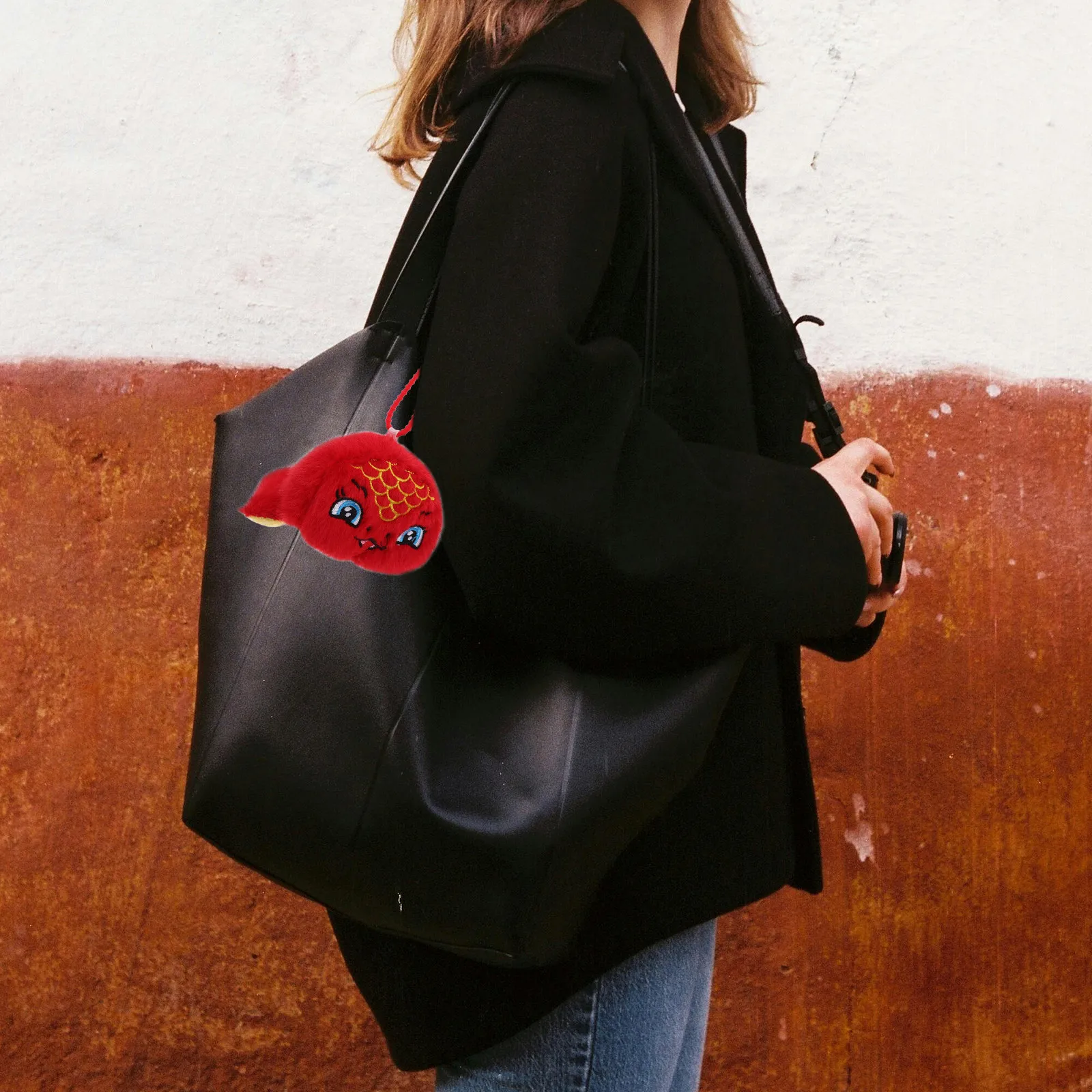 

Плюшевый брелок-талисман «Змея с большой головой» к Лунному Новому году (Году Змеи) для праздничного декора