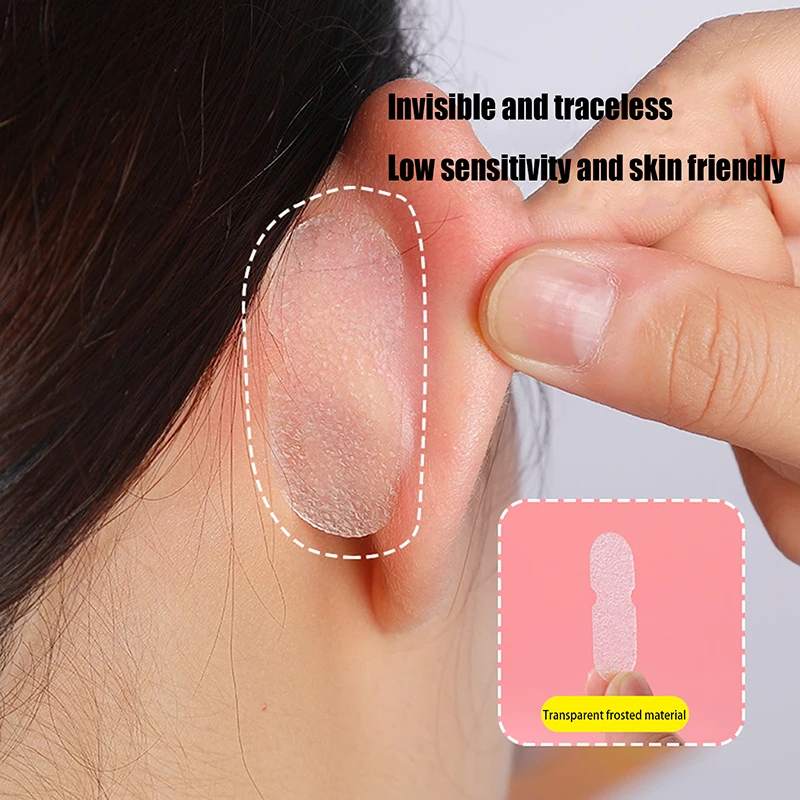 18 Pieces Self Adhesive Cosmetic Invisible Ear Patch Cosmetic Ear Corrector Ear Stickers Ear Supporters