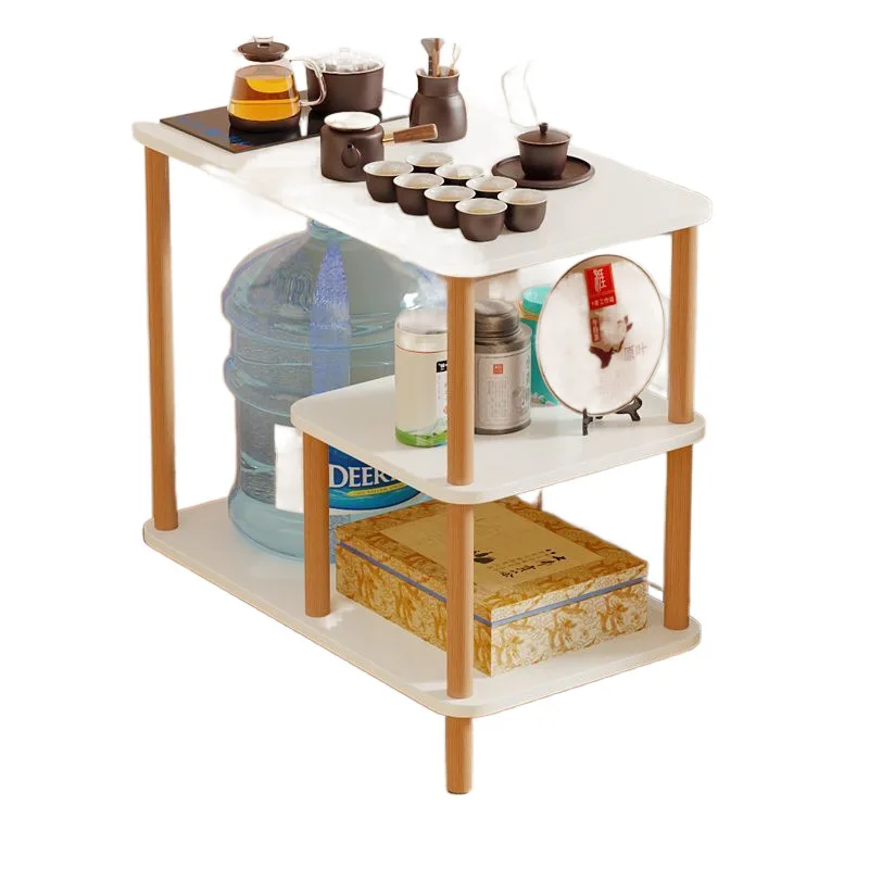 

Tea table living room tea cabinet multi-functional water supply integrated tea tray cover mobile car