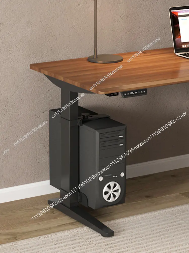 Under Desk Computer Host Mount Hanging Bracket for Lifting Table Chassis Hanger Adjustable