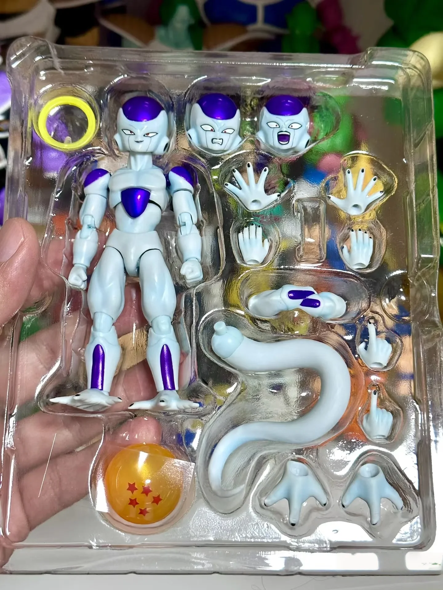 

In Stock Original Bandai S.H.Figuarts Dragon Ball Z Frieza Fourth Form Anime Action Figure Pvc Collectible Model Toys For Gifts