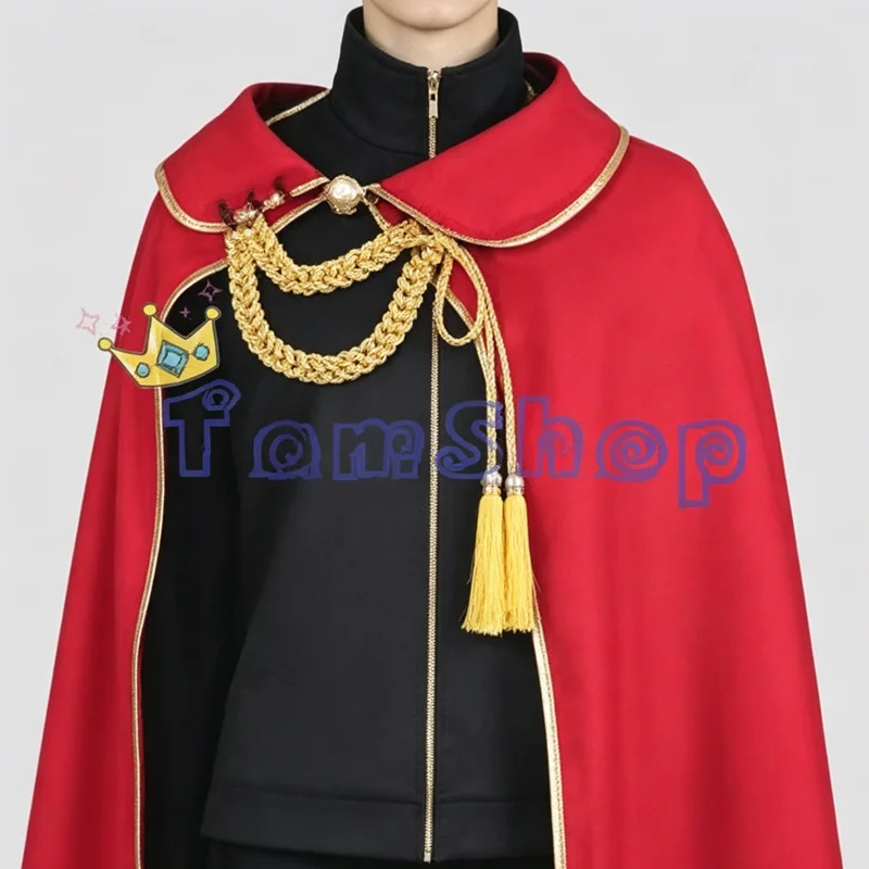 Anime Noragami Yato Cosplay Red Cape Cloak Halloween Fancy Party Costumes Custom-made Any Sizes