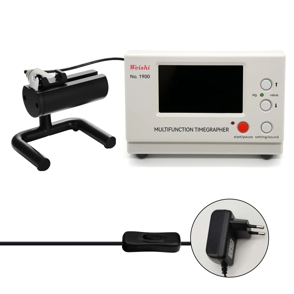 Weishi NR. 1900 Timegrapher Mechanisch horloge Timing Tester Machine Multifunctionele automatische kalibratie Timer Machine