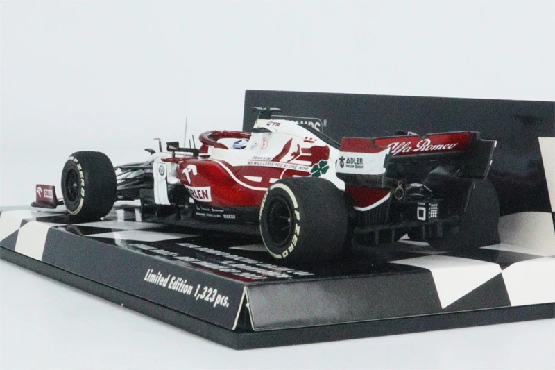 MINICHAMPS 1:43 2021 f1 ALFA ROMEO ORLEN C4 ABU DHABI resin Racing Model Car