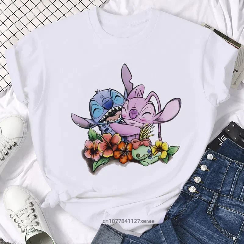 Neue Street Dance Kostüm Cartoon Anime Rundhals Lose Druck Muster Kurzarm T-shirt für frauen Casual Street Dance Top