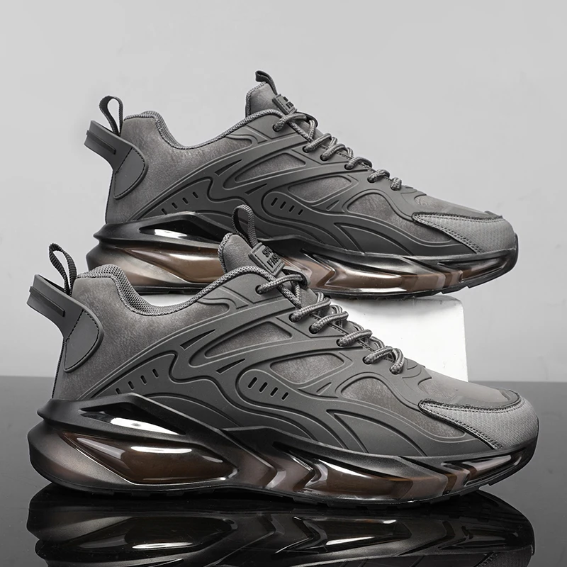 Men Shoes 2025 Casual Walk Air Cushion Marathon Breathable Lightweight Women\'s Comfortable Athletic Nonskid Sneakers