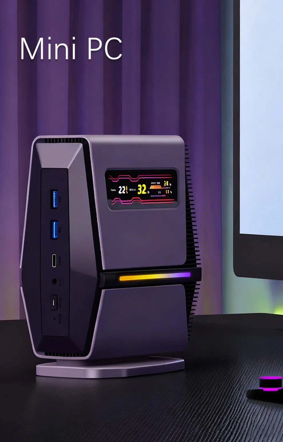 SZBOX S88 Mini PC Ryzen 7 8845HS 16GB 1TB