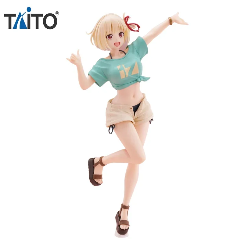 TAiTO Coreful Lycoris Recoil Nishikigi Chisato ~Hawaii State Style Ver.~ PVC 18CM Anime Action Figures Model Collection Toy