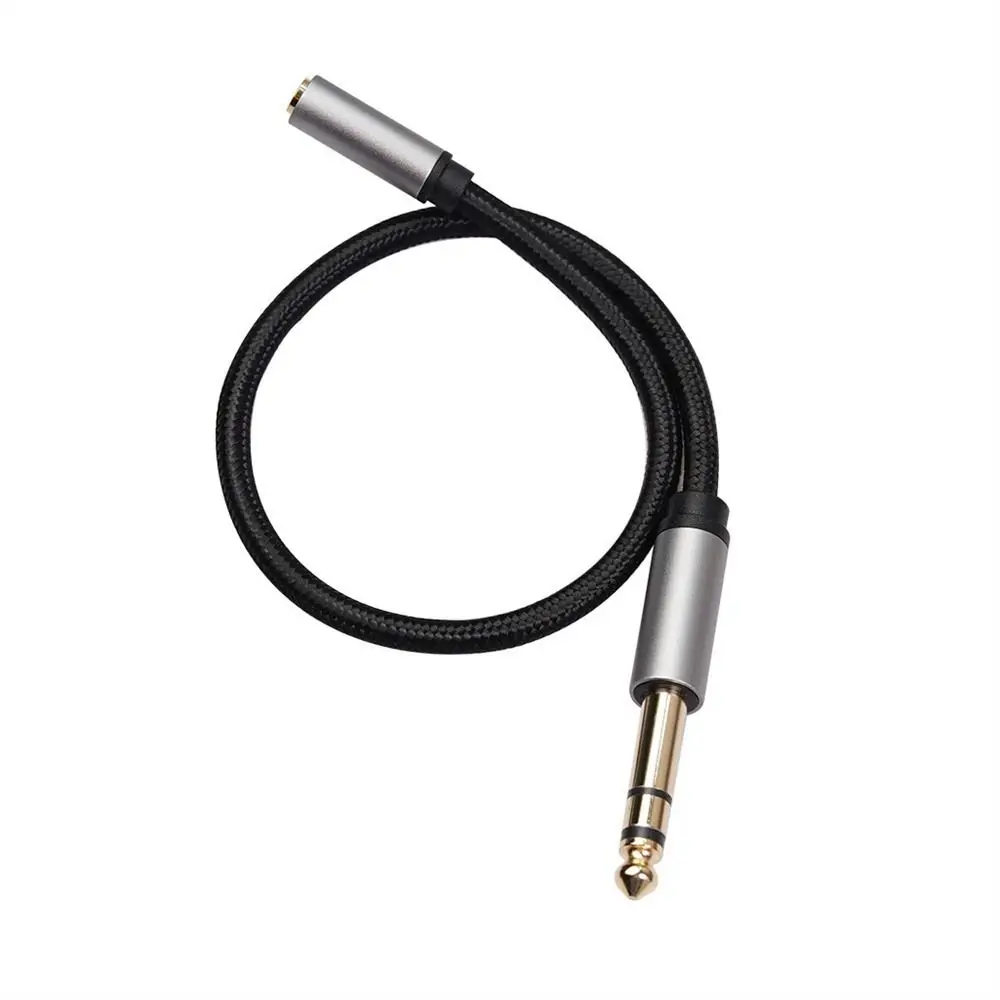

Jack 6.35 Male Microphone to 3.5mm Female AUX Converter Microphone Recording Adapter Converter Aux Cable AUX Cable Audio Cord