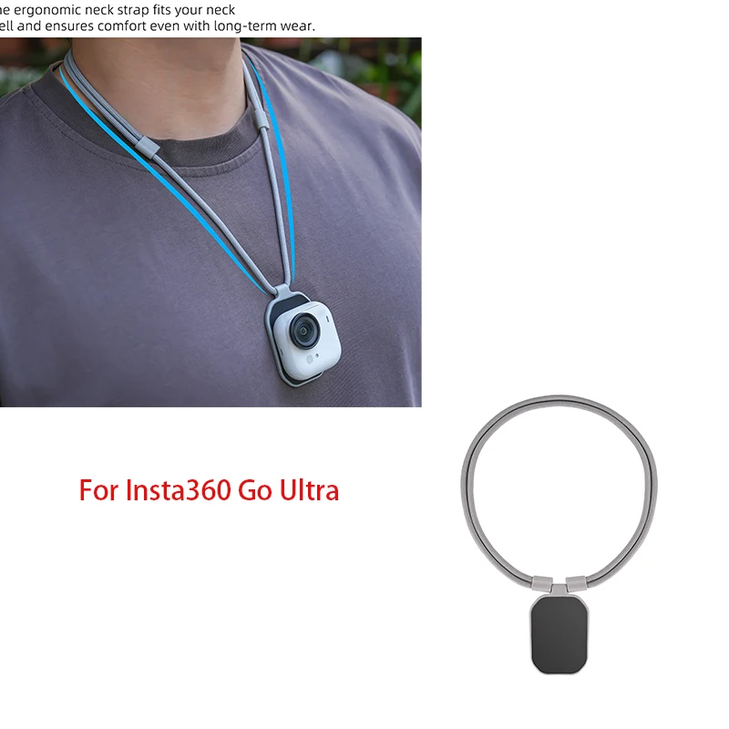 

For Insta360 Go Ultra Chest Magnetic Neck Strap Mount First-Person Shooting
