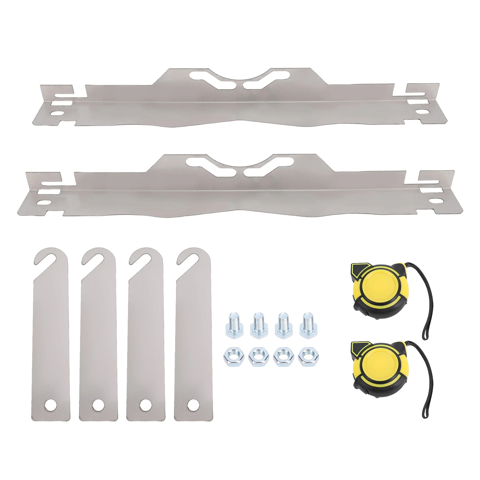 Front End Alignment Tool Wheel Alignment Tool Plate Stainless Steel with Connection Sheet for Cars Trucks Off Road Vehicles