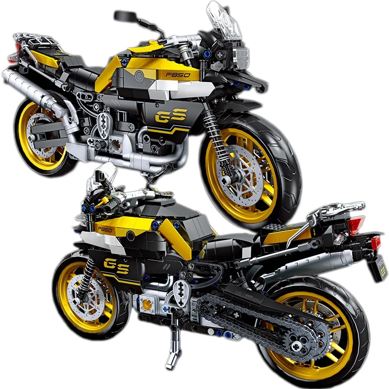 

Ideas Series City Locomotive Motorcycle Building Block Technical F850 GS Motorbike Bricks Model Toy For Kid Birthday Gift MOC