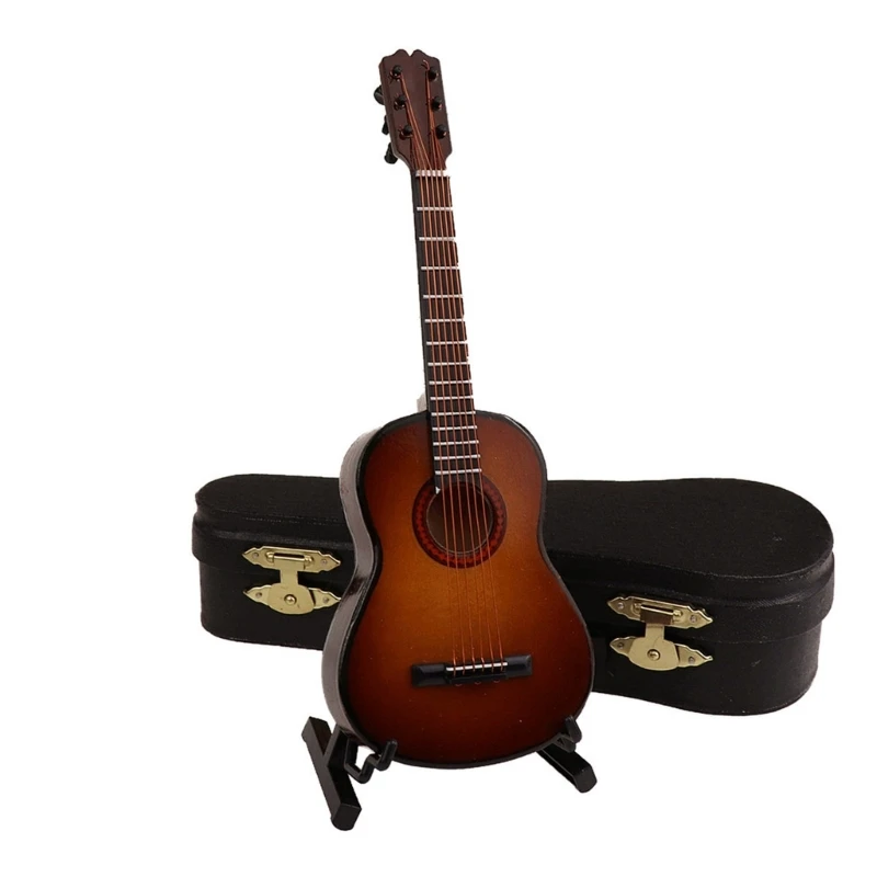Baby Photography Props Mini Musical Guitar Instruments for Newborn Photo Sutido Accessories Vintage Photoshoot