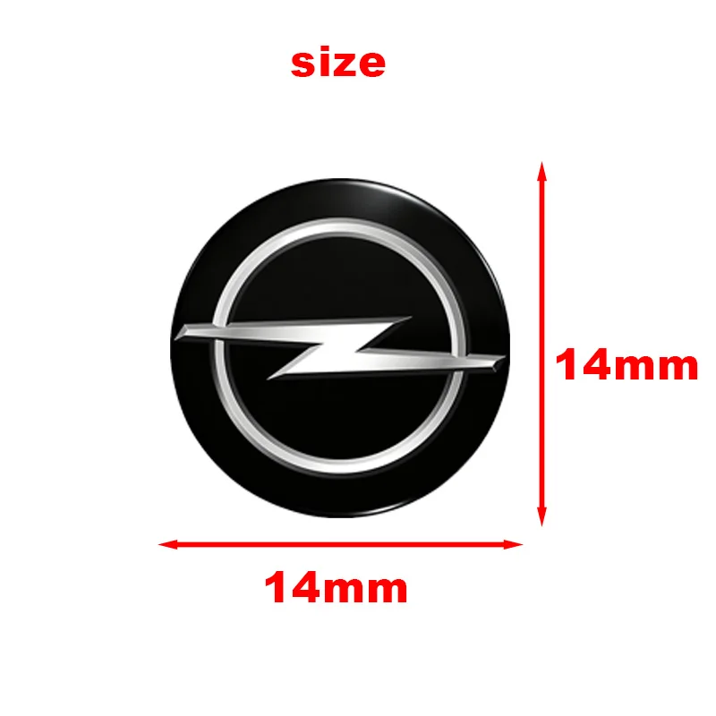New Car Remote Control Key Badge and Key Sticker for Opel Adam Ampera Corsa Insignia Karl Rocks-e Astra New Energy Crossland