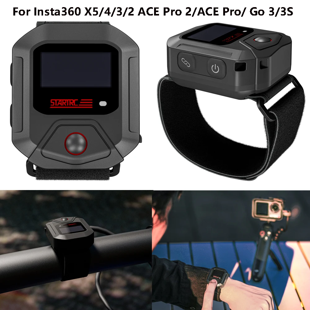 

New Wireless Bluetooth-compatible Remote Control for Insta360 X5/4/3/2 ACE Pro 2/ACE Pro/Go 3/3S Action Camera Remote Controller