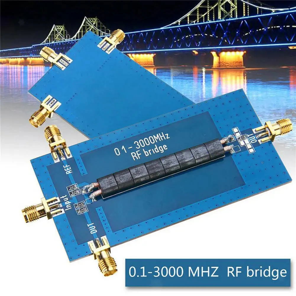 RF SWR Bridge 0.1-3000MHz VHF UHF VSWR Return Loss Bridge Reflection Bridge Antenna Analyzer VHF VSWR Return Loss