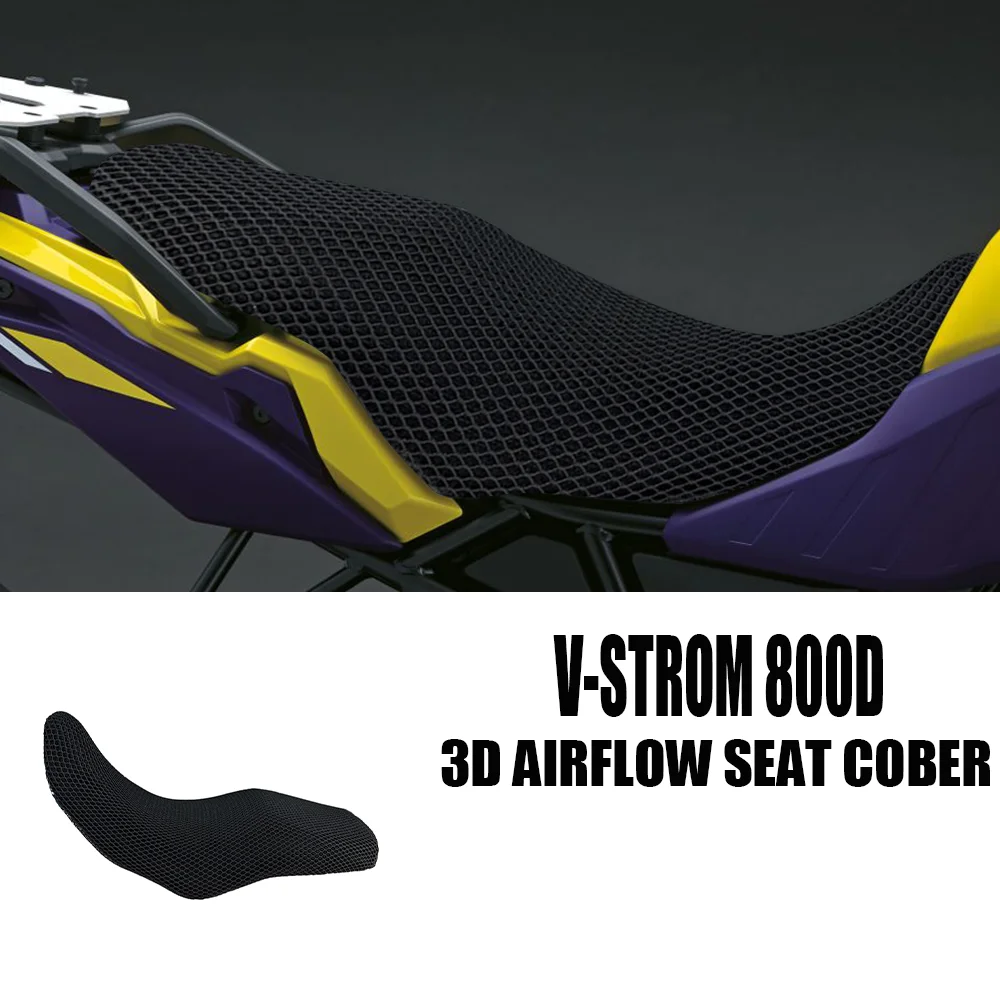 For V-STROM 800 V STROM 800DE Motorcycle Seat Cover Seat Cover Seat Protect Cushion 3D Airflow Seat Cover