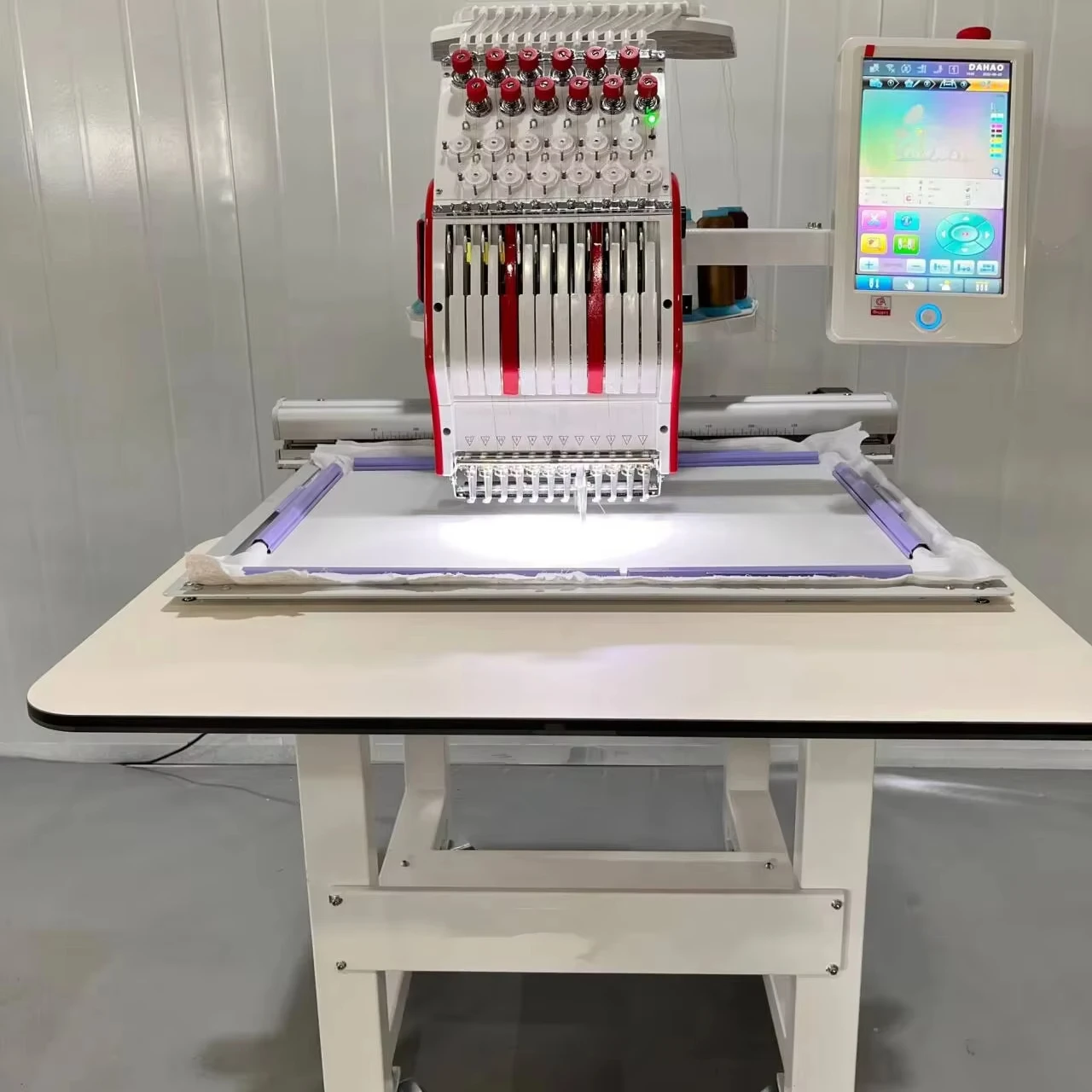 Yeshi 5 Years Warranty Customize Colors and Logo Single Head Automatic Computerized Embroidery Machine