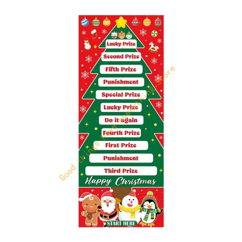 

Multipurpose Christmas Rolling Game Mat 29.53x73.62Inch Adjustable Felt Cloth Roller Game Aid For Holiday Decoration 55KF