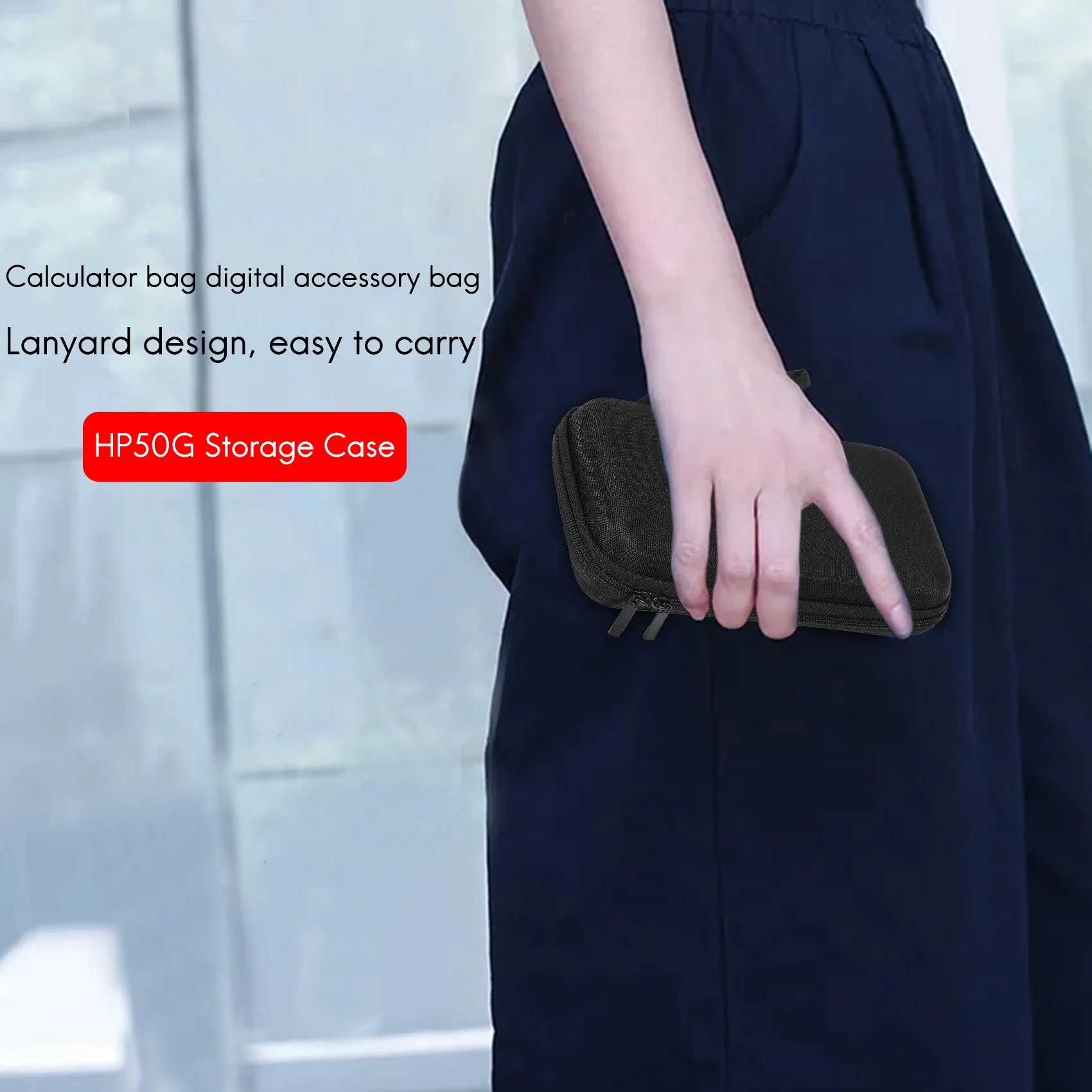 Estuche rígido de almacenamiento para calculadora, bolsa protectora para TI-83 Plus / TI-84 Plus CE / TI-84 Plus / TI-89 Titanium / HP50G