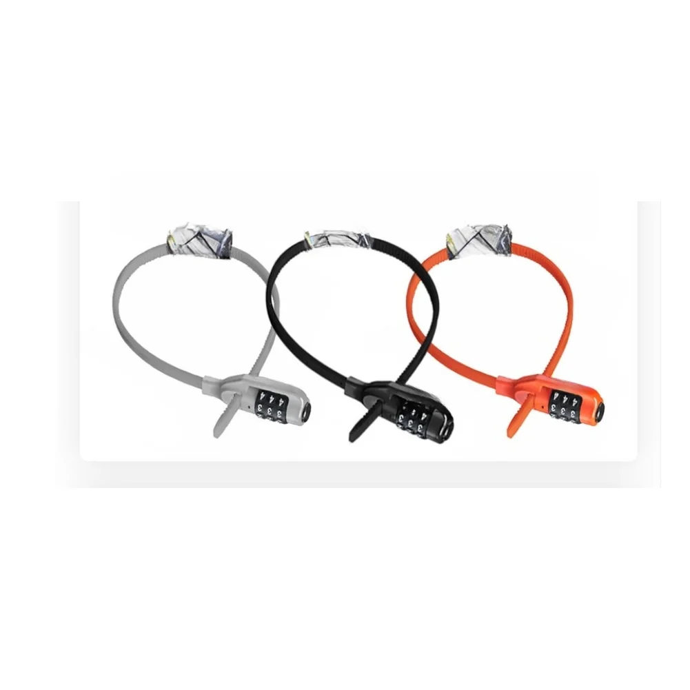 Combination Cable Lock 3 Digit Password Zinc Alloy Security For Bicycle Helmet Backpack Luggage Cycling Accessories