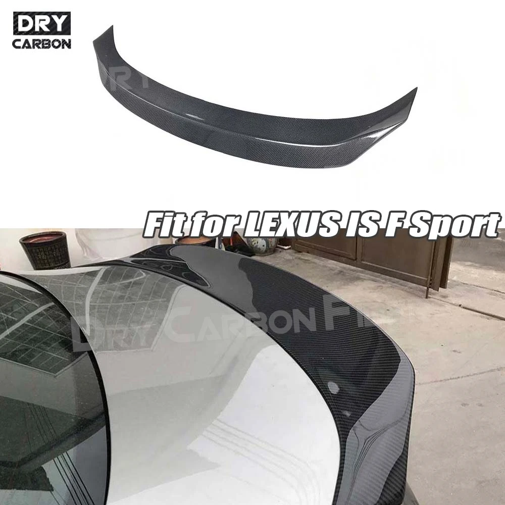 

Carbon Fiber Rear Trunk Lip Spoiler for LEXUS IS300 IS350 IS F Sport Sedan 4 Door 2014-2018 Car Styling Trims