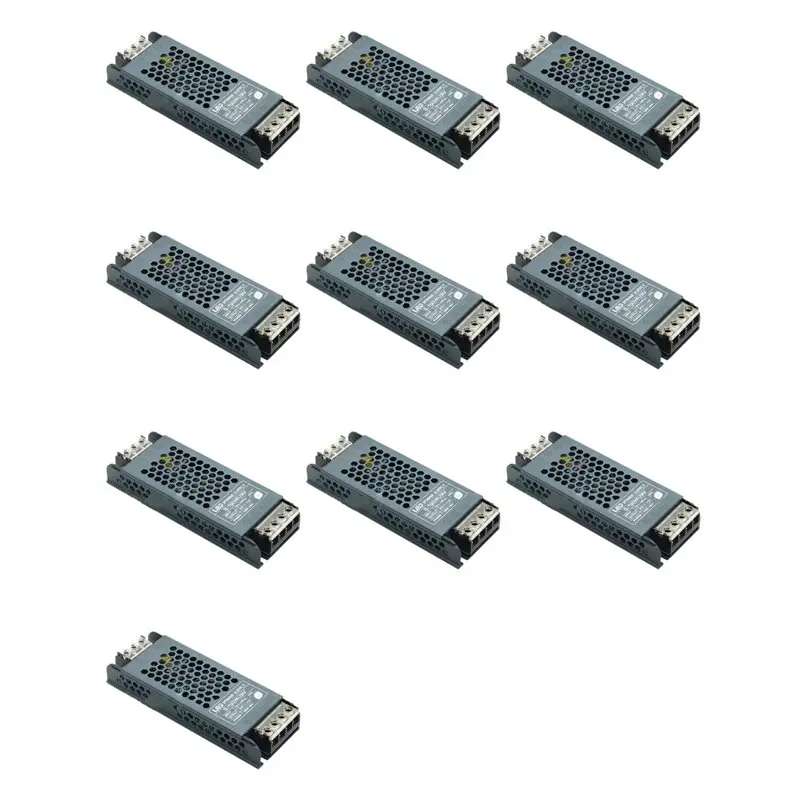 AT41 10X DC 24V LED Light Strip Power Supply Low Voltage Light Strip Adapter Driver Linear Light Switching Power Supply