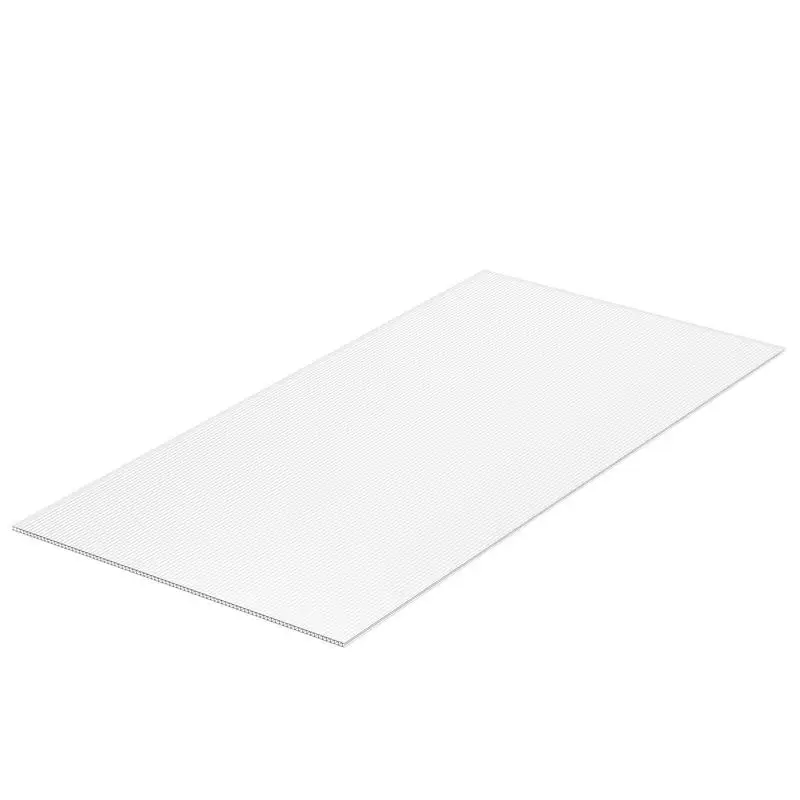 12 Pack Multi-Wall Polycarbonate Sheets, 2' X 4' X 0.24'' For Greenhouse Garden Shed, Clear Hollow Structure Impact Resistant Building Material High Light Transmittance Roof Panels