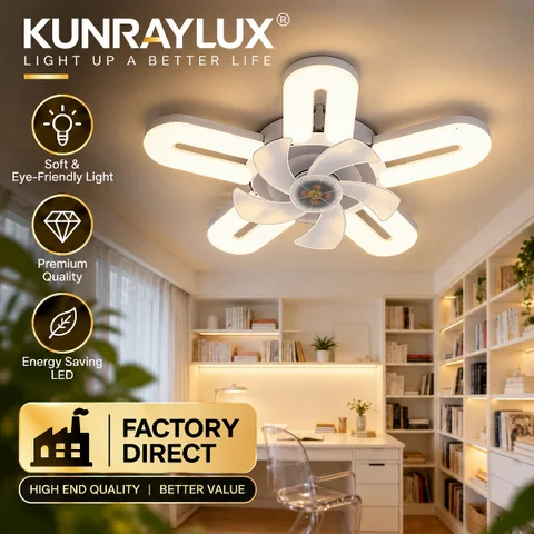 E27 LED Ceiling Fan Light Bulb Dimmable Eye Protection Replacement for Bedroom Living Room Dining Room Modern Home Decor Energy