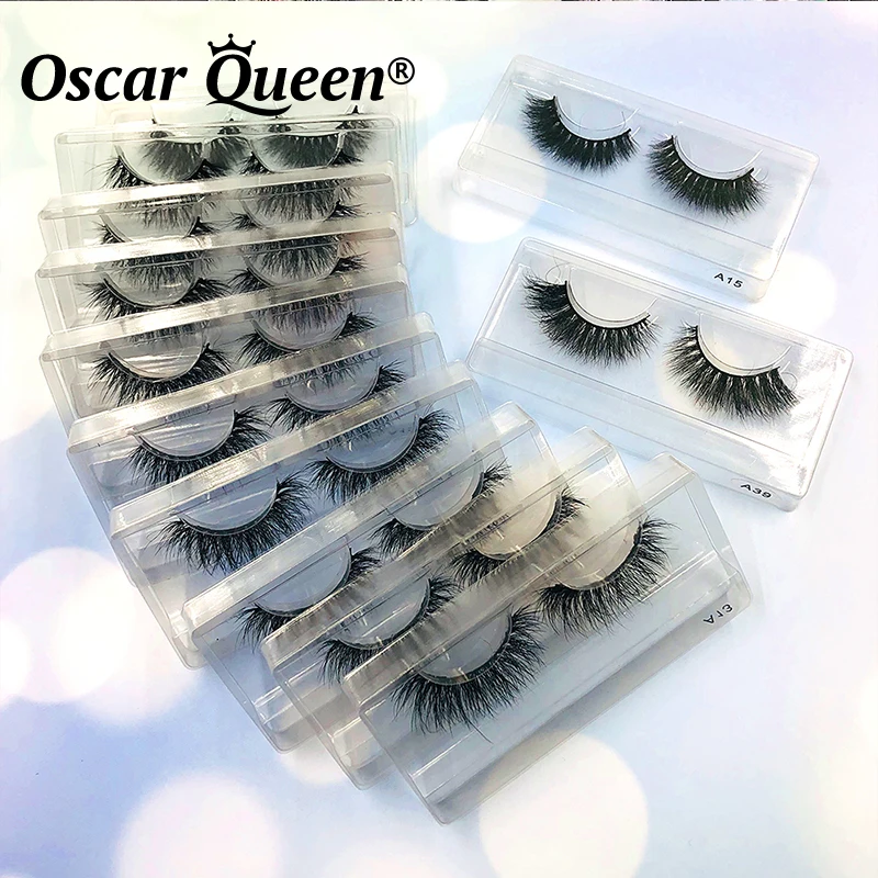 3D Mink Lashes 10/20/30/50 Pairs Lashes Beauty Wholesale Natural Eyelash Extension Soft False Eyelashes Makeup In Bulk