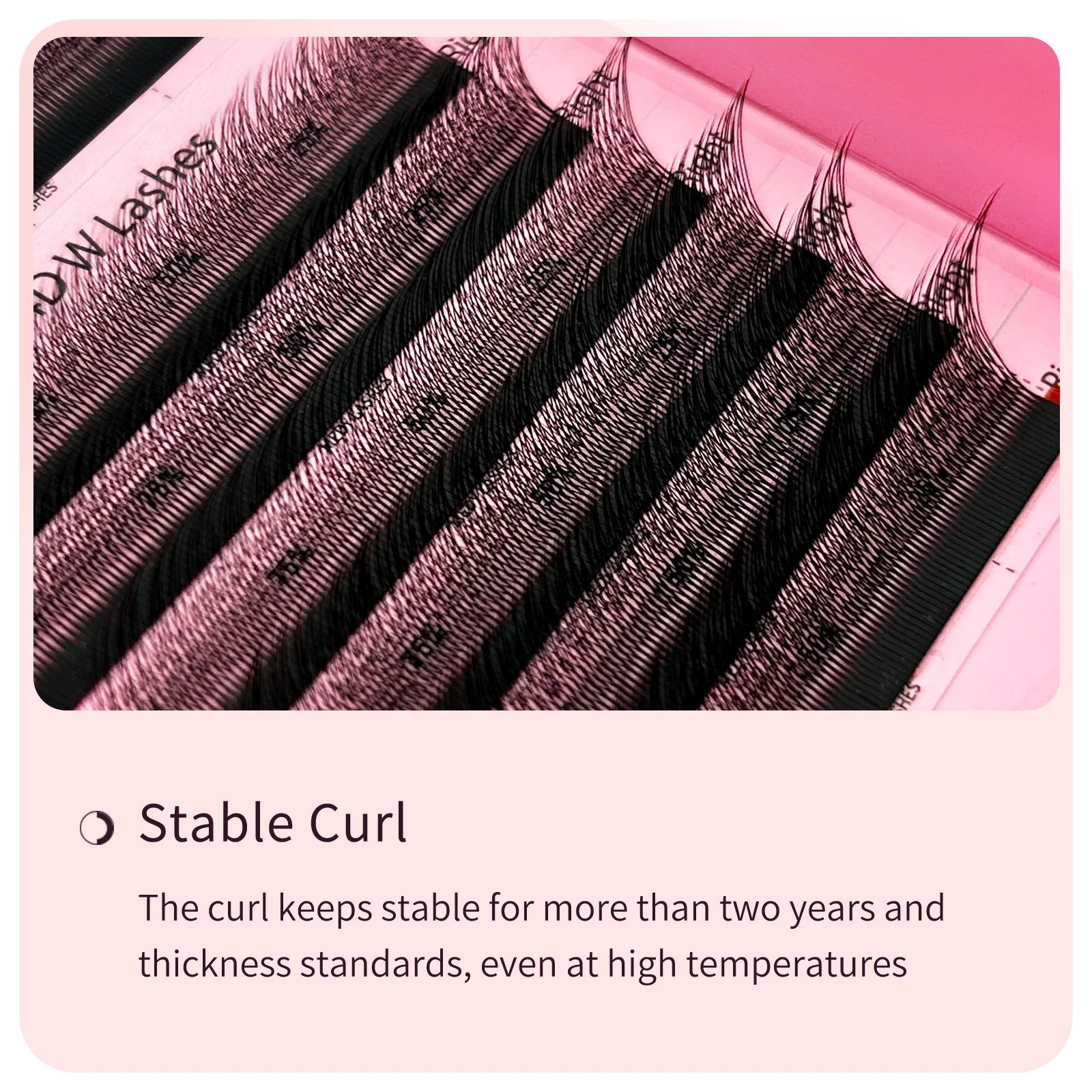 Medylashes Fox 4D Wimpernverlängerung Fluffy W-Shaped Air Series Fox Soft Natural Volume Fox Eye Lashes