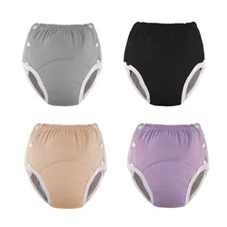 BIAI 2pcs Adult Cloth Diapers Reusable Incontinence in Adult Cloth Nappies Washable Diaper Pants for Adults Teenage