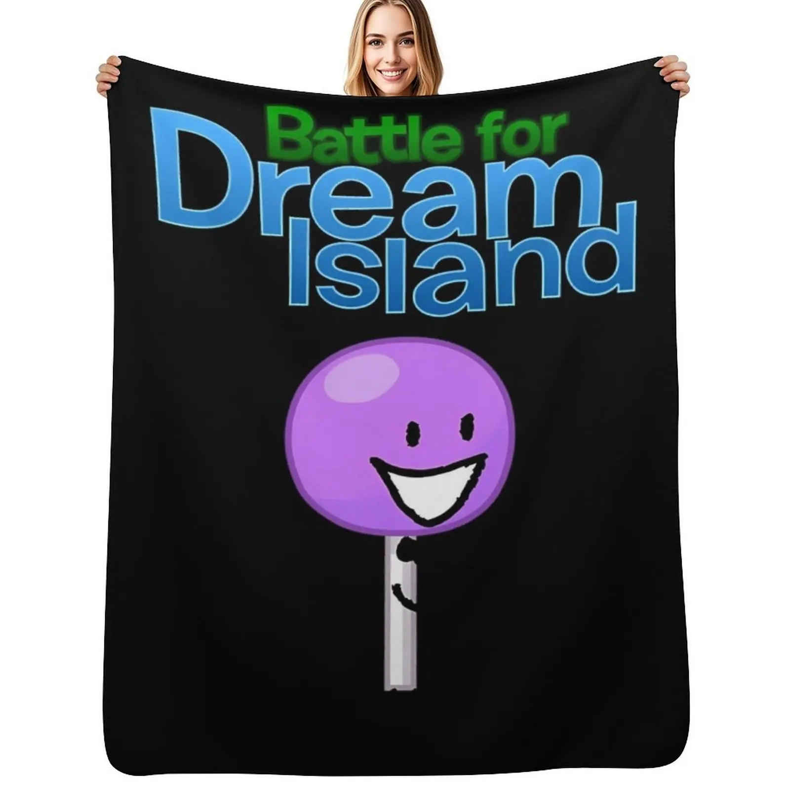 

Unleash the Fun: Epic Battle for Dream Island Fan Art Throw Blanket Flannel Sofa Throw wednesday Decorative Sofas Blankets
