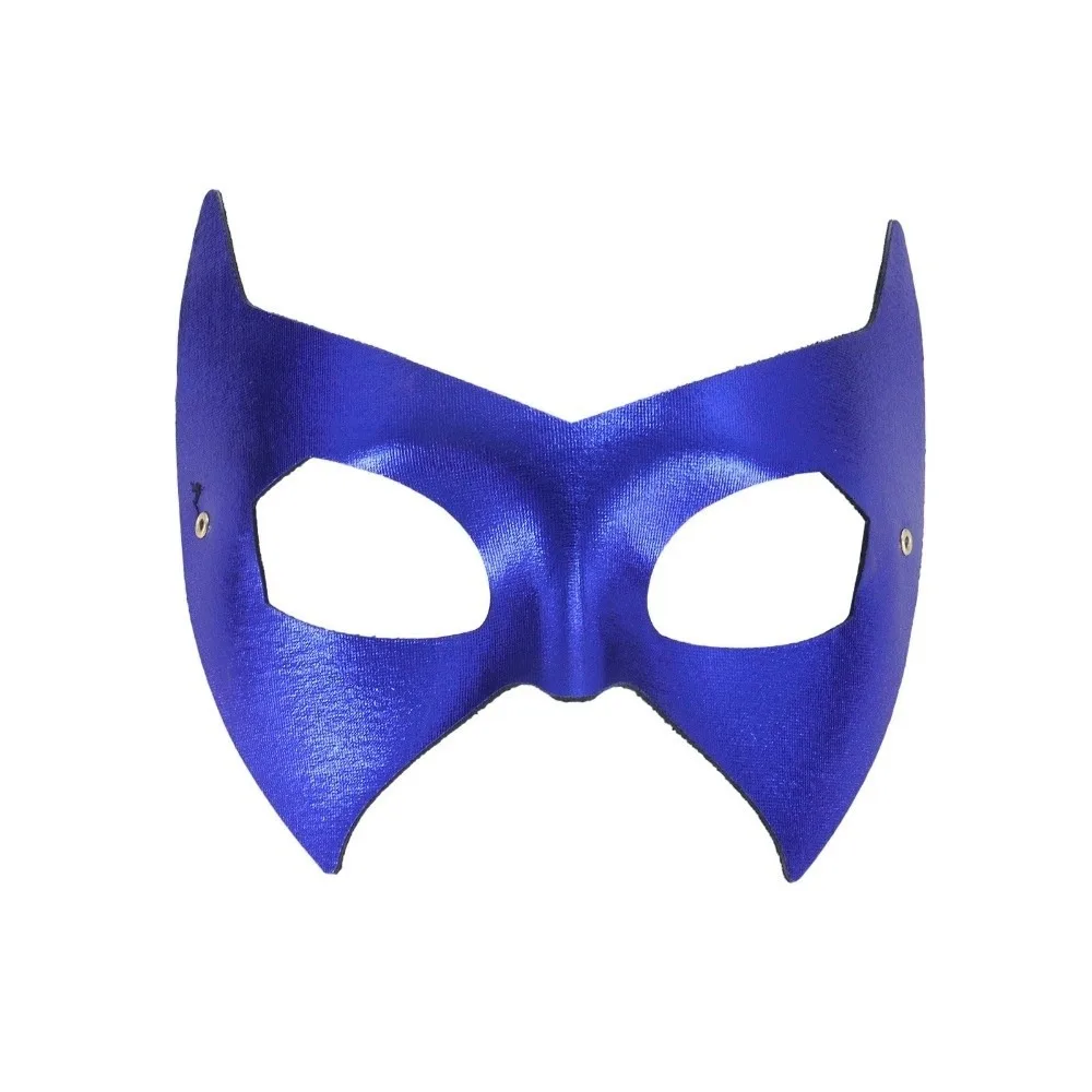 Party Prop Masquerade Half Face Mask Handsome Gothic Style Venice Mask Adjustable Punk Bat Eye Mask Role Play