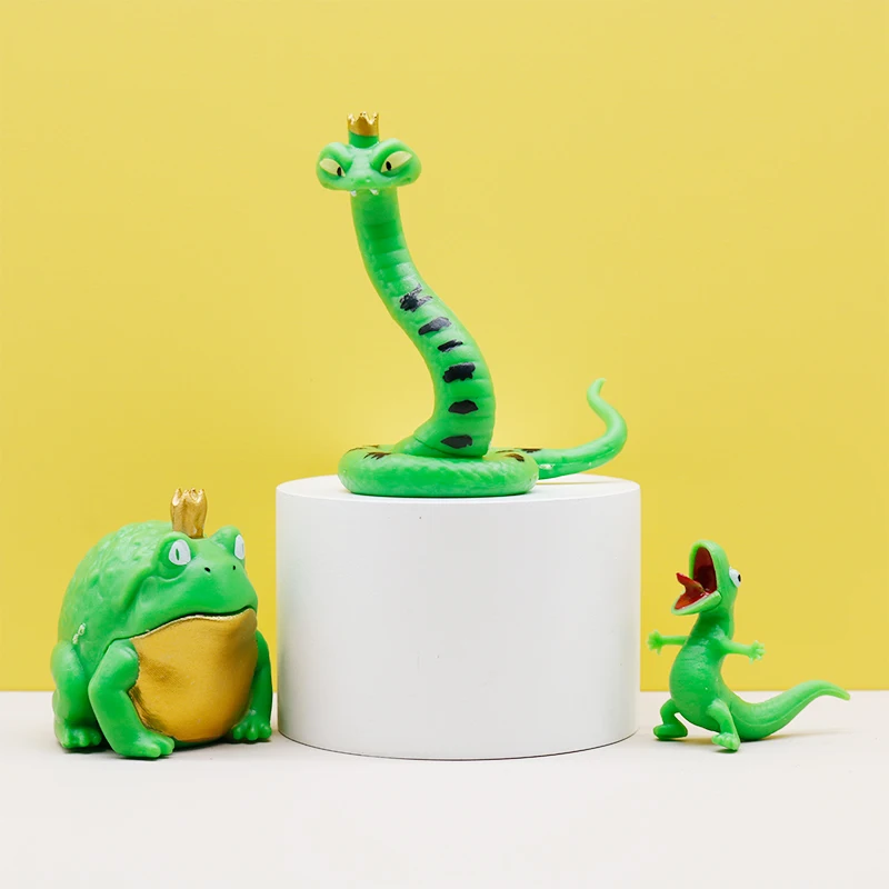 アニメフィギュア ビーバー変身 8個入り ハンドヘルド周囲景観人形モデル ブラインドボックスとバッグ 取り外し可能な楽しいおもちゃ