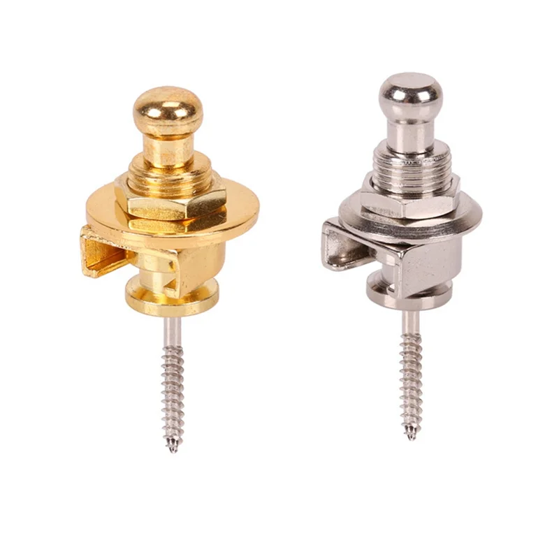 ABJM-Guitar Strap Lock Metal Bass Studs Anti-Offguitar Locks