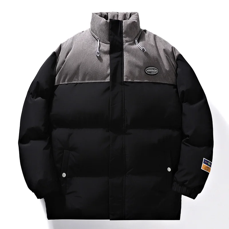 2024 New Winter Warm Jacket Men\'s Fashion Trends School Style Winter Coat Windproof Jacket Loose Large Size Parker Coat 8XL120KG