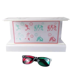 Red Green Training Device Stereo Training Cards Visual Correction Strabismus Correction De-suppression Variable Amblyopia