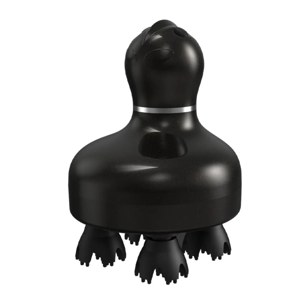 

Новый силиконовый вибрационный электрический массажер для головы с вибрацией и разминанием, высококачественный водонепроницаемый ручной массажер для кожи головы