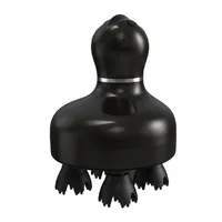 New Silicone Vibration Scalp Electric Head Massager with Vibration and Kneading High Quality Waterproof Handheld Scalp Massager