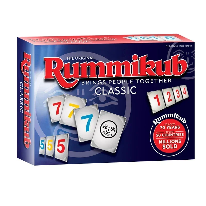 Classic Rummy Board Game Set The Ultimate Rami Tile Entertainment for ...