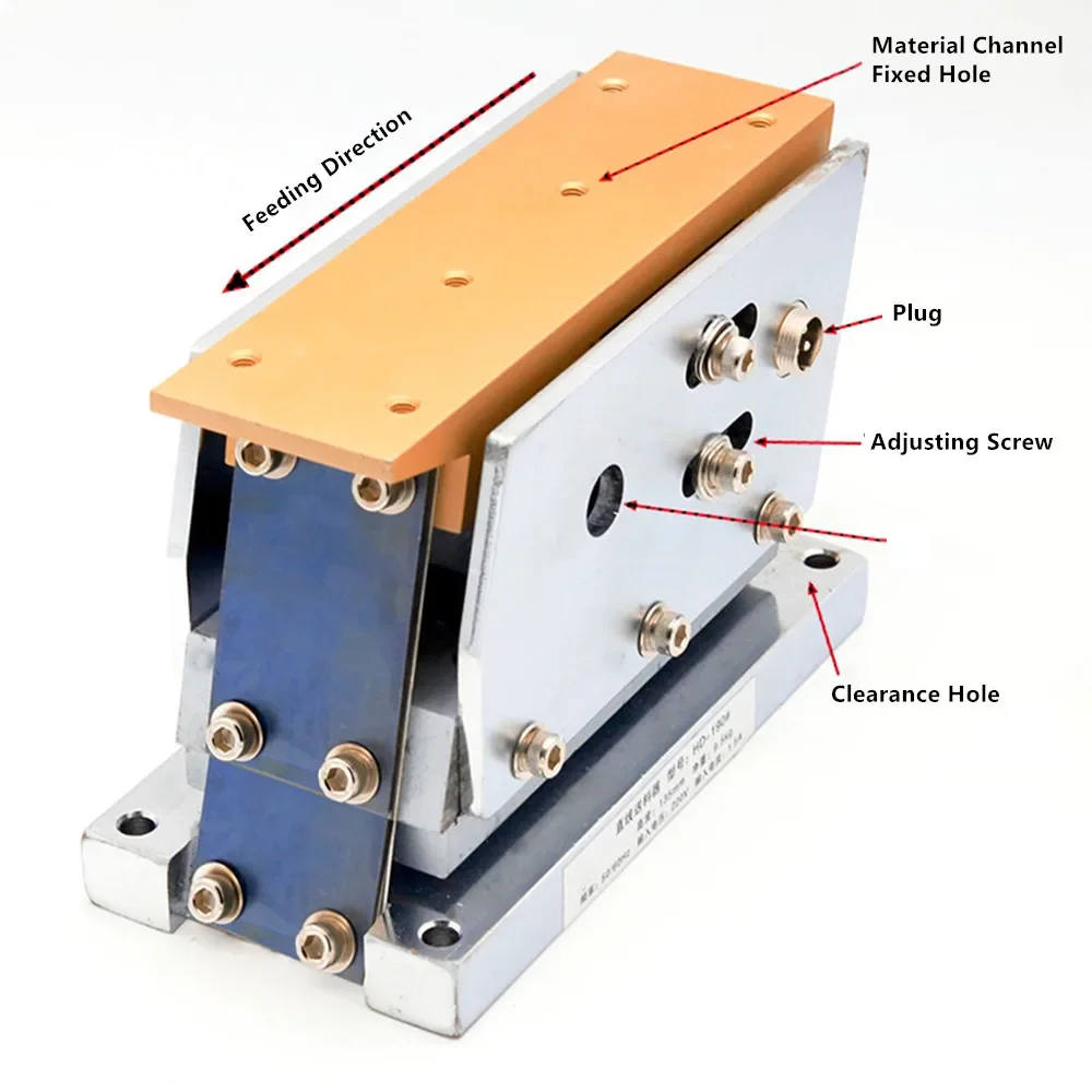 HD-190# Straight Vibration Linear Feeder Automatic Plate Controller Electromagnetic Direct Vibration Max Load 10KG Amplitude 2MM