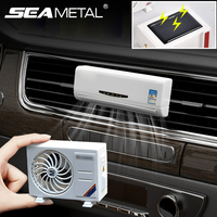 SEAMETAL Car Perfume Diffuser Solar Air Conditioner Shape Decorative Air Freshener Air Outlet Car Aromatherapy Fragrance Tablet