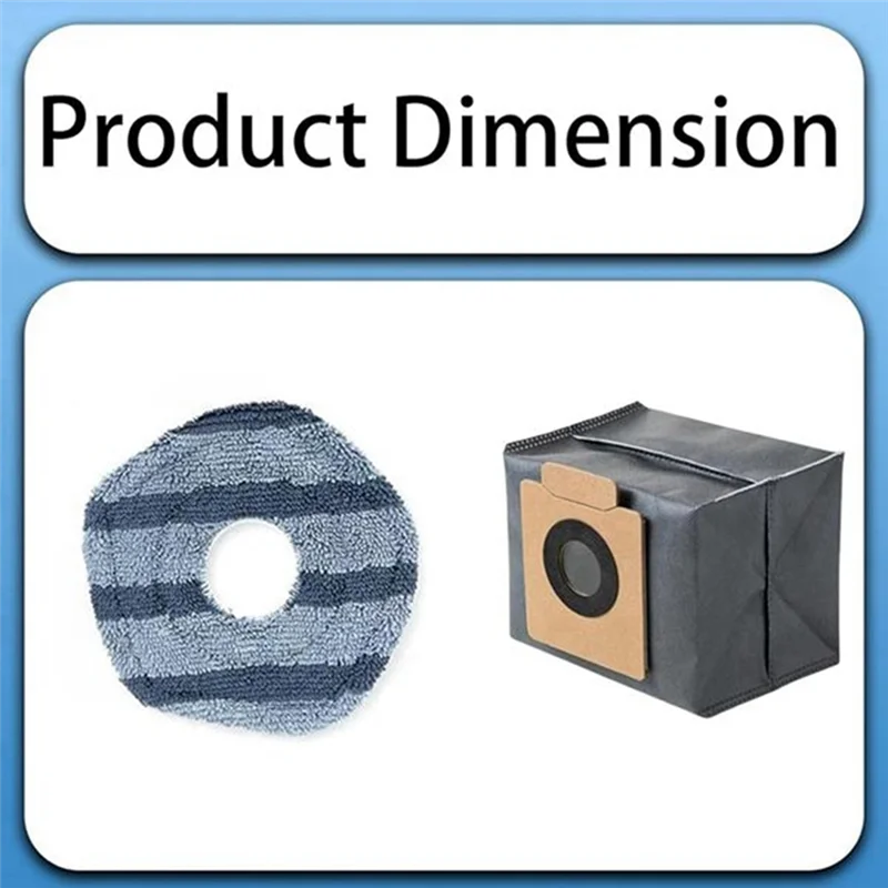 ~متين لأكياس الغبار لقطع غيار المكنسة الكهربائية الروبوتية Eufy X10 Pro Omni