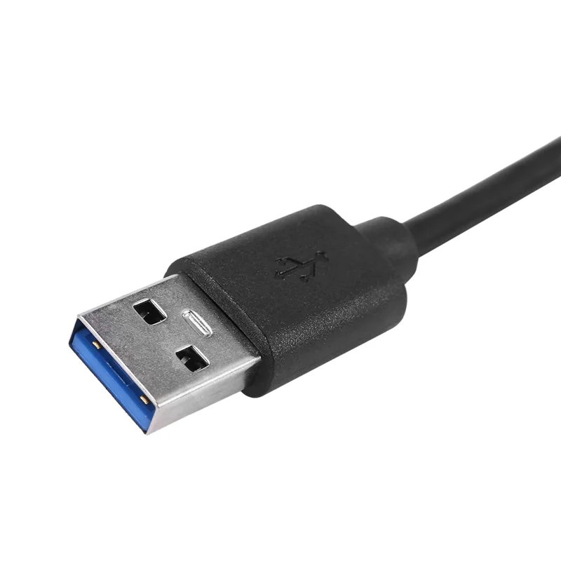 

4X USB 3.0 на 2,5-дюймовый кабель-адаптер жесткого диска SATA Конвертер SDD SATA в USB 3.0 — черный