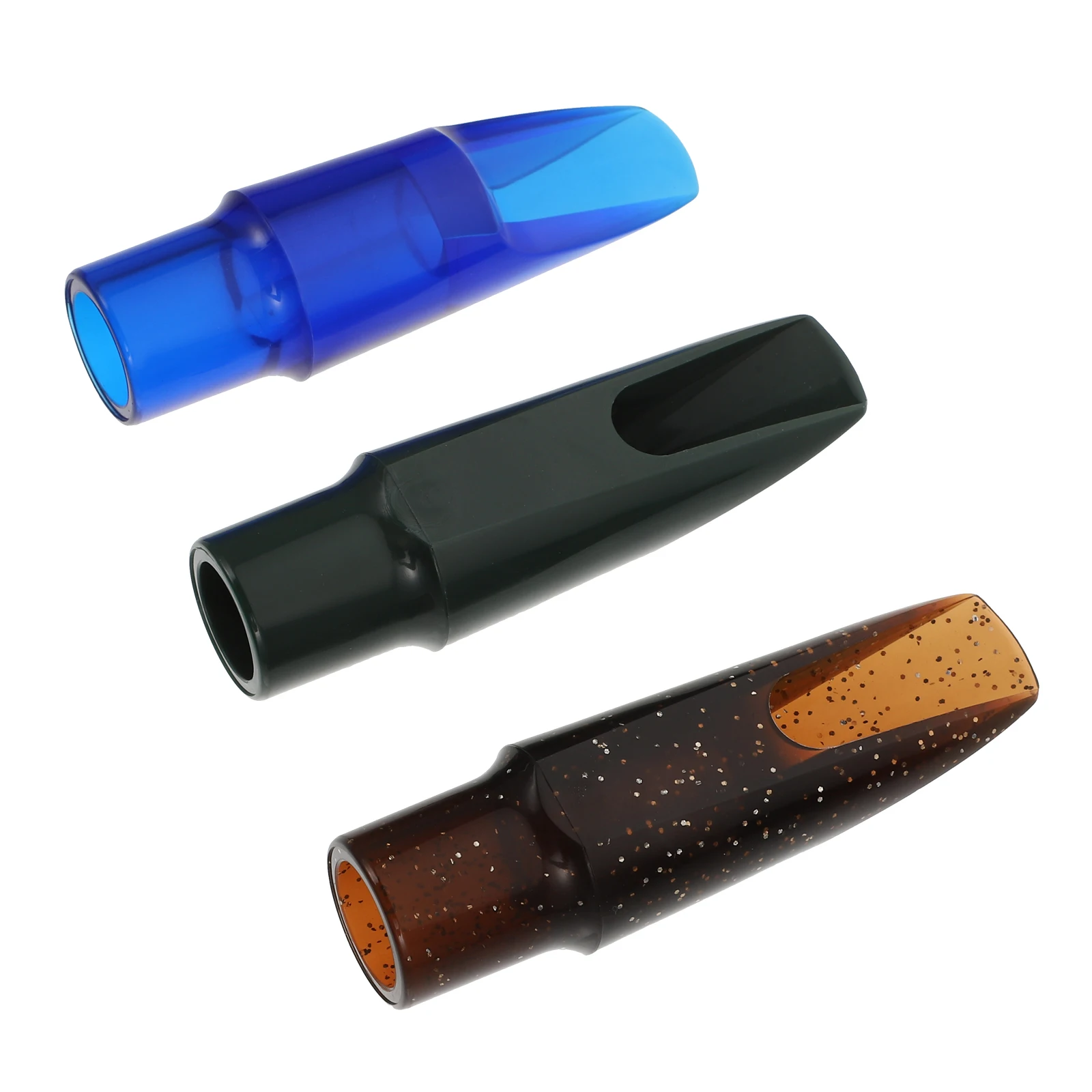 

3 Pcs Saxophone Mouthpiece Set Alto Accessories Durable Tenor Food Grade Plastic Parts Professional