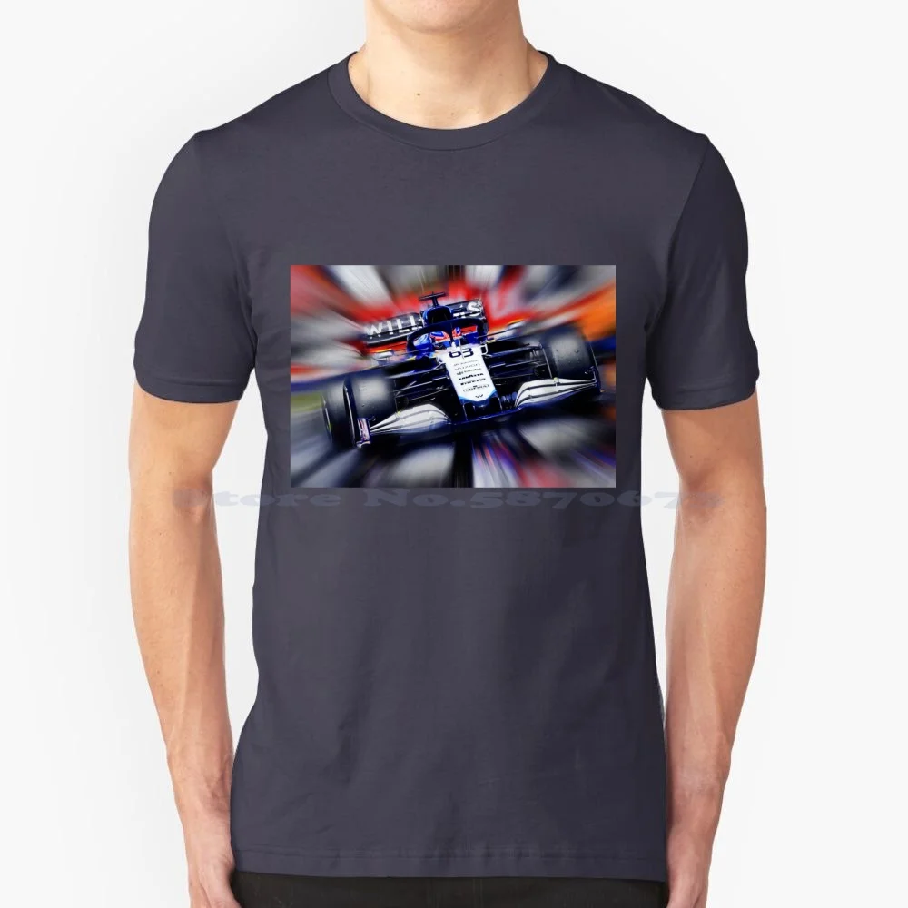 George Russell 63 T Shirt 100% Cotton Tee Williams Formula Motorsport George Russell